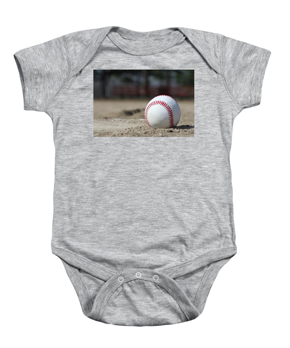 Baseball Baby Onesie featuring the photograph Play Ball by Jackson Pearson