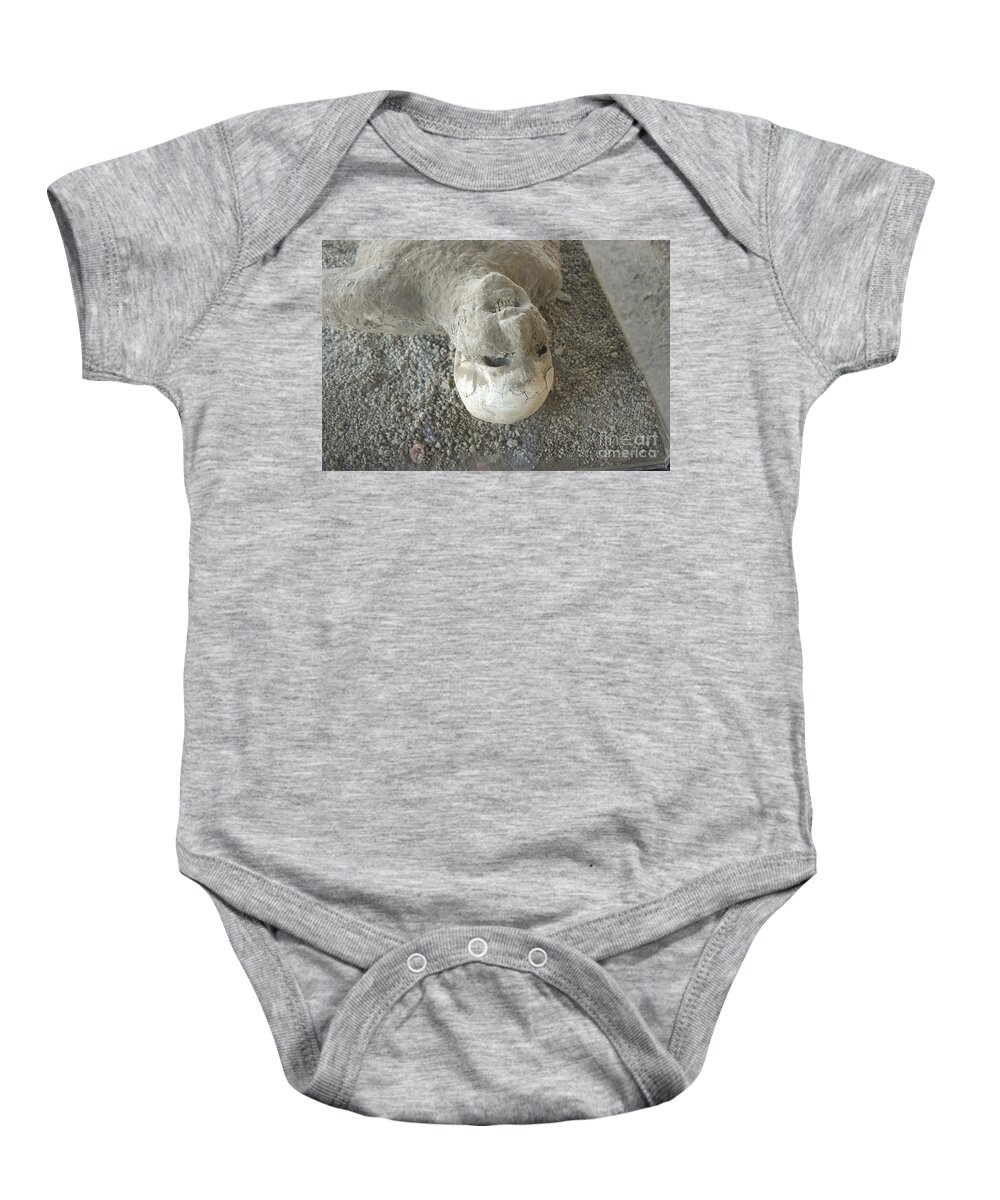 Ancient Baby Onesie featuring the photograph Pompei man by Patricia Hofmeester