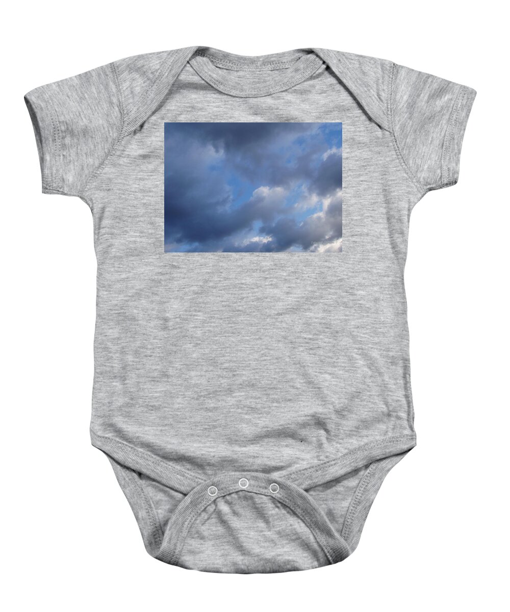 Clouds Baby Onesie featuring the photograph Pretty Clouds by Deborah Crew-Johnson