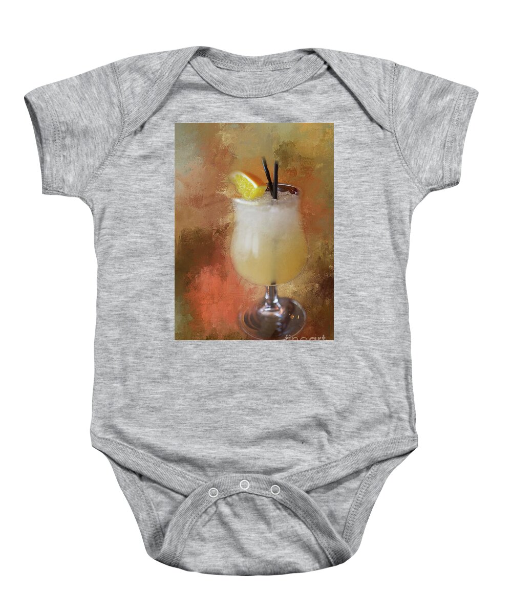 Cocktail Baby Onesie featuring the photograph Refreshing by Eva Lechner