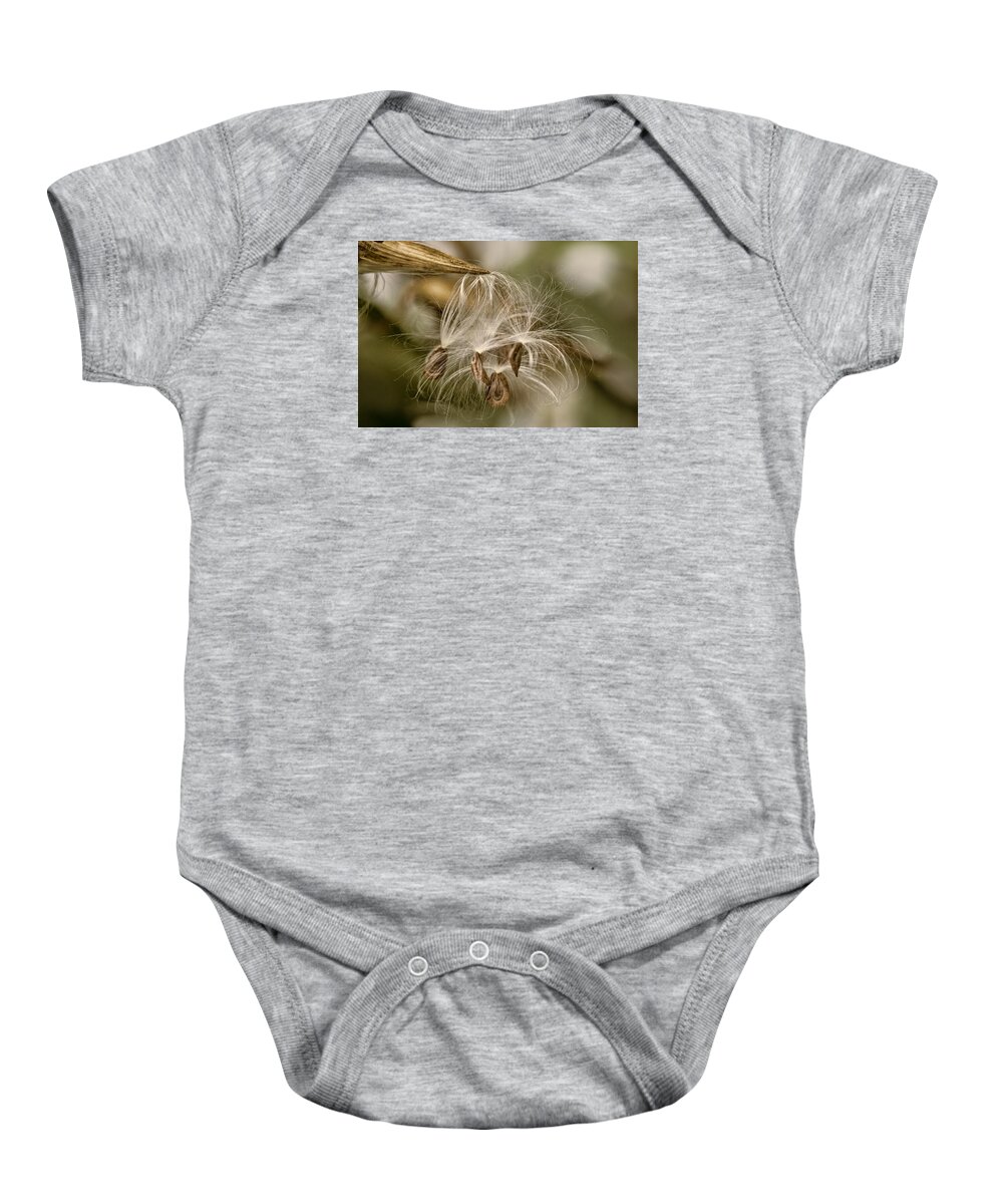 Pod Baby Onesie featuring the photograph Released by Cathy Kovarik