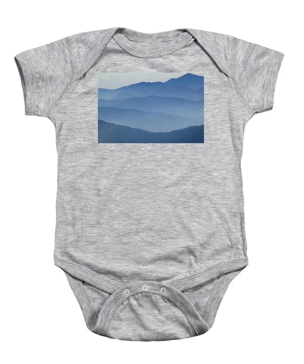 Mountains Baby Onesie featuring the photograph Ridgelines Great Smoky Mountains by Rich Franco