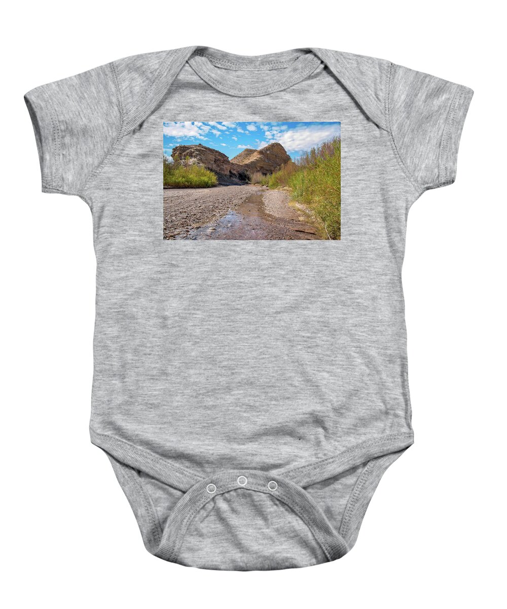Rio Baby Onesie featuring the photograph Rio Grande River by Will Wagner