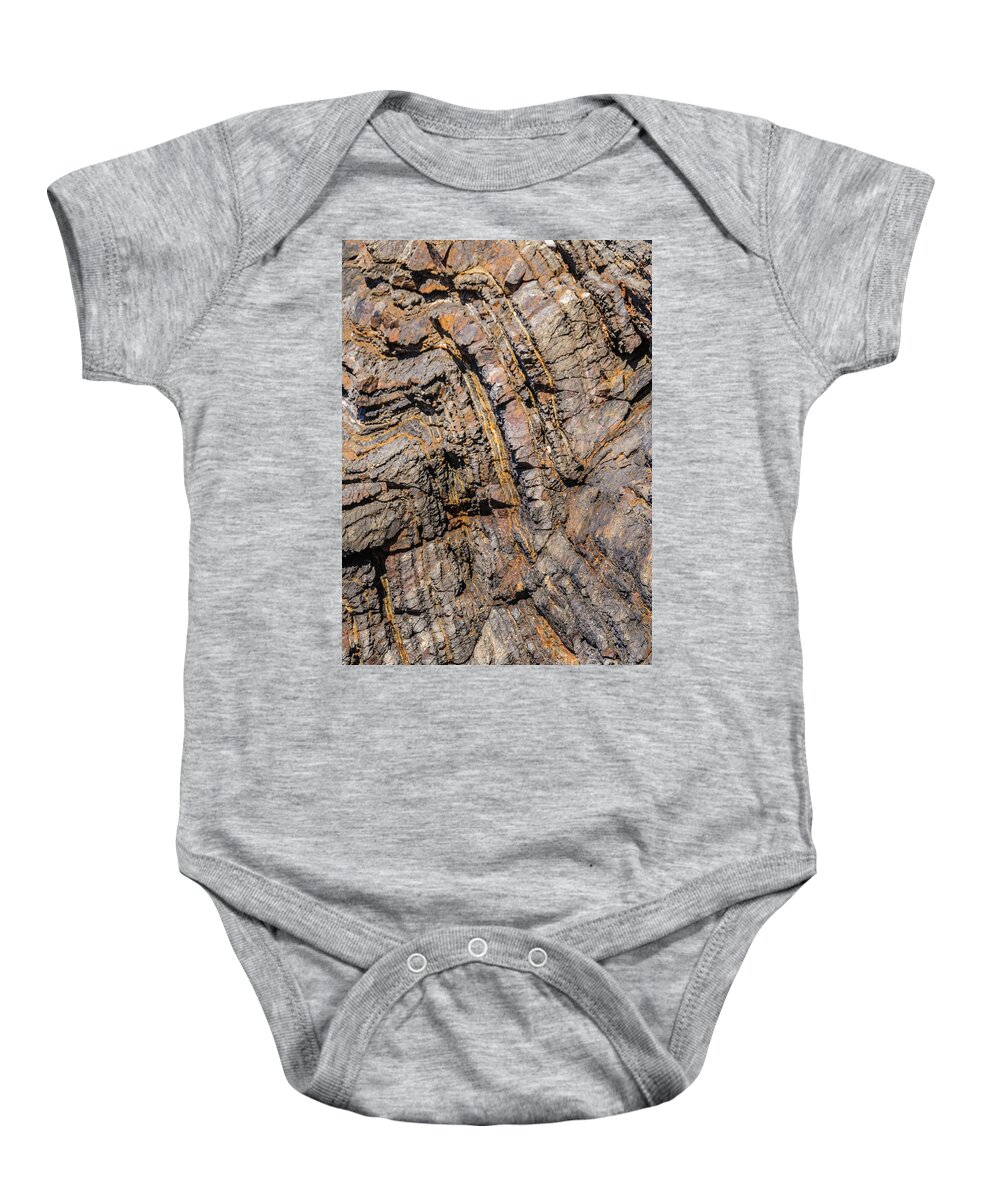 Rock Baby Onesie featuring the photograph Rock Outcrop BB3 by Werner Padarin