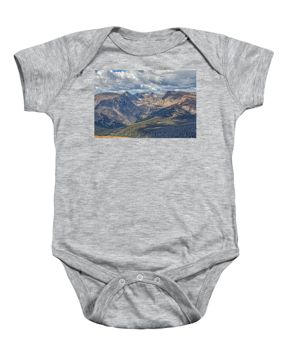 Beautiful Baby Onesie featuring the photograph Rocky Mountain Spendor by Ronald Lutz