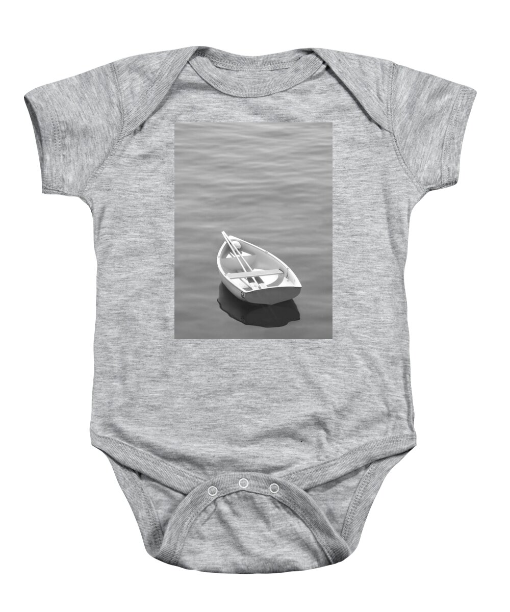 Row Boat Baby Onesie featuring the photograph Row Boat by Mike McGlothlen
