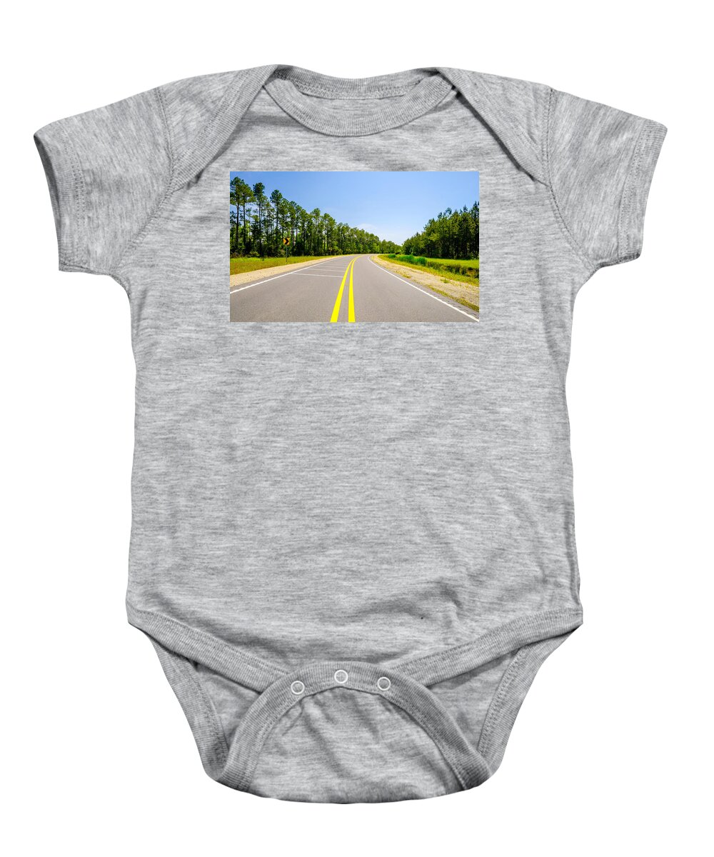 Alabama Baby Onesie featuring the photograph Rural Highway by Raul Rodriguez