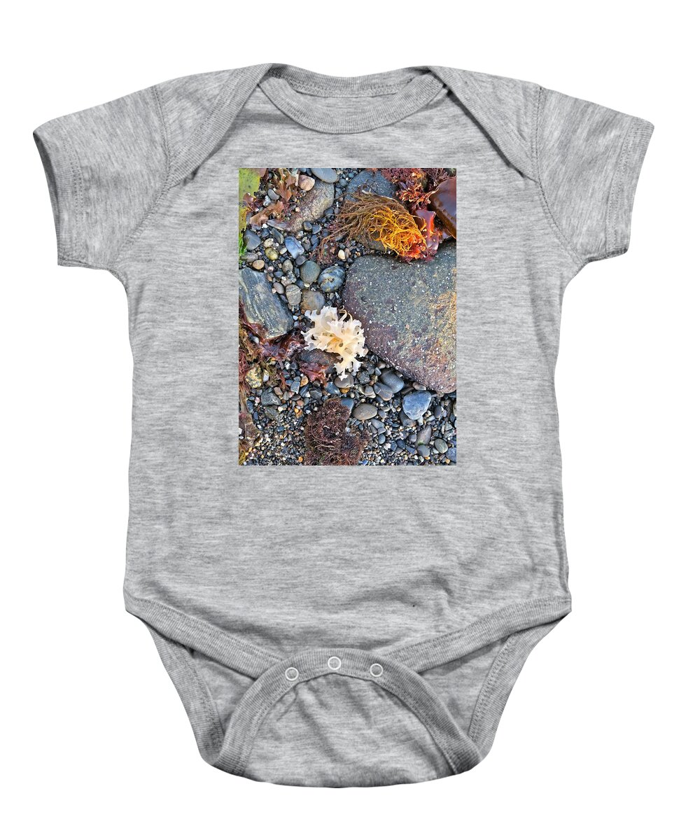 Photograph Baby Onesie featuring the photograph Rye Coast by Mike Reilly