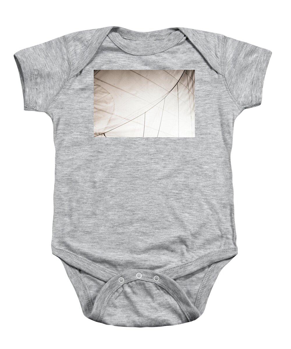 Aegis Baby Onesie featuring the photograph Sailing Details by Hannes Cmarits