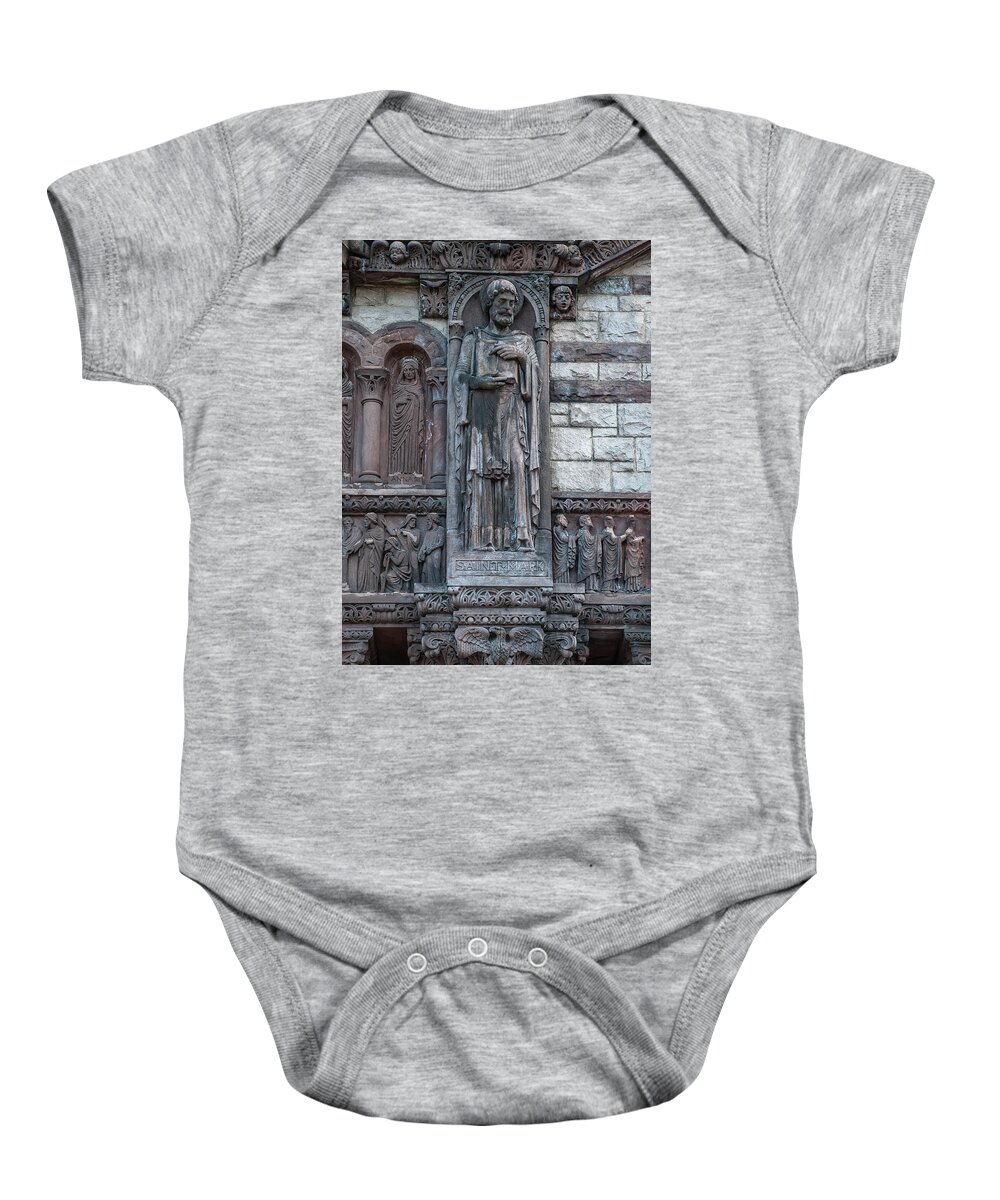Boston Baby Onesie featuring the photograph Saint Mark by Rick Mosher