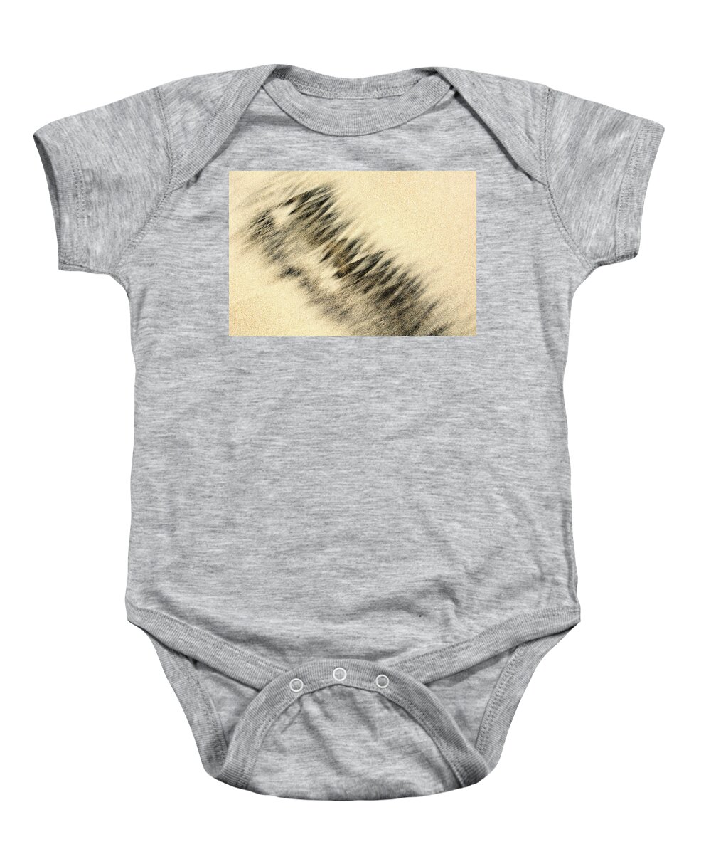 Sand Baby Onesie featuring the photograph Sand Painting by David Shuler