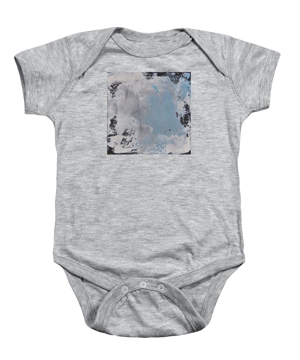 Abstract Baby Onesie featuring the painting Sand Tile AM214131 by Eduard Meinema