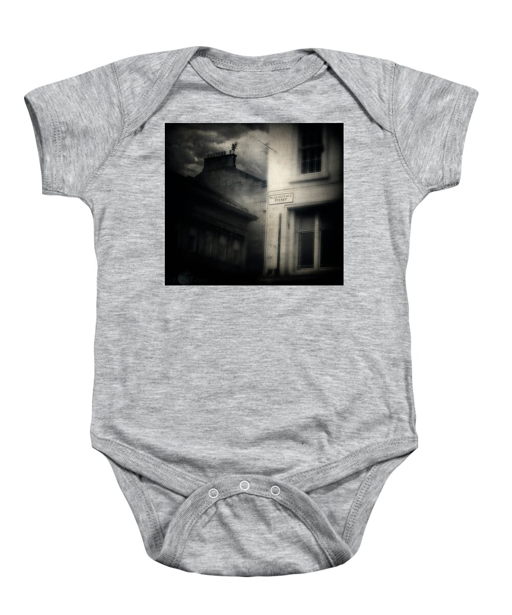 Glasgow Baby Onesie featuring the photograph Sauchiehall Street by Cybele Moon