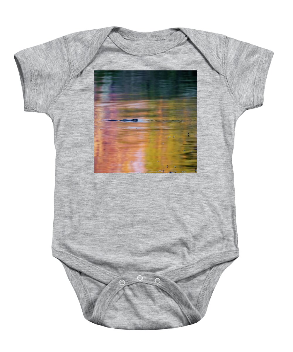 Square Baby Onesie featuring the photograph Sea of Color Square by Bill Wakeley