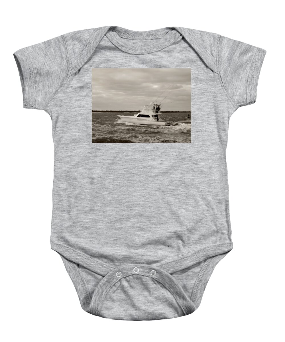 Beautiful Baby Onesie featuring the photograph Returning Home by Gordon Beck