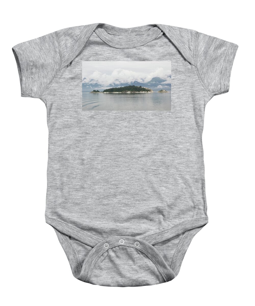 Seascape Baby Onesie featuring the photograph Seascape by Paul Ross