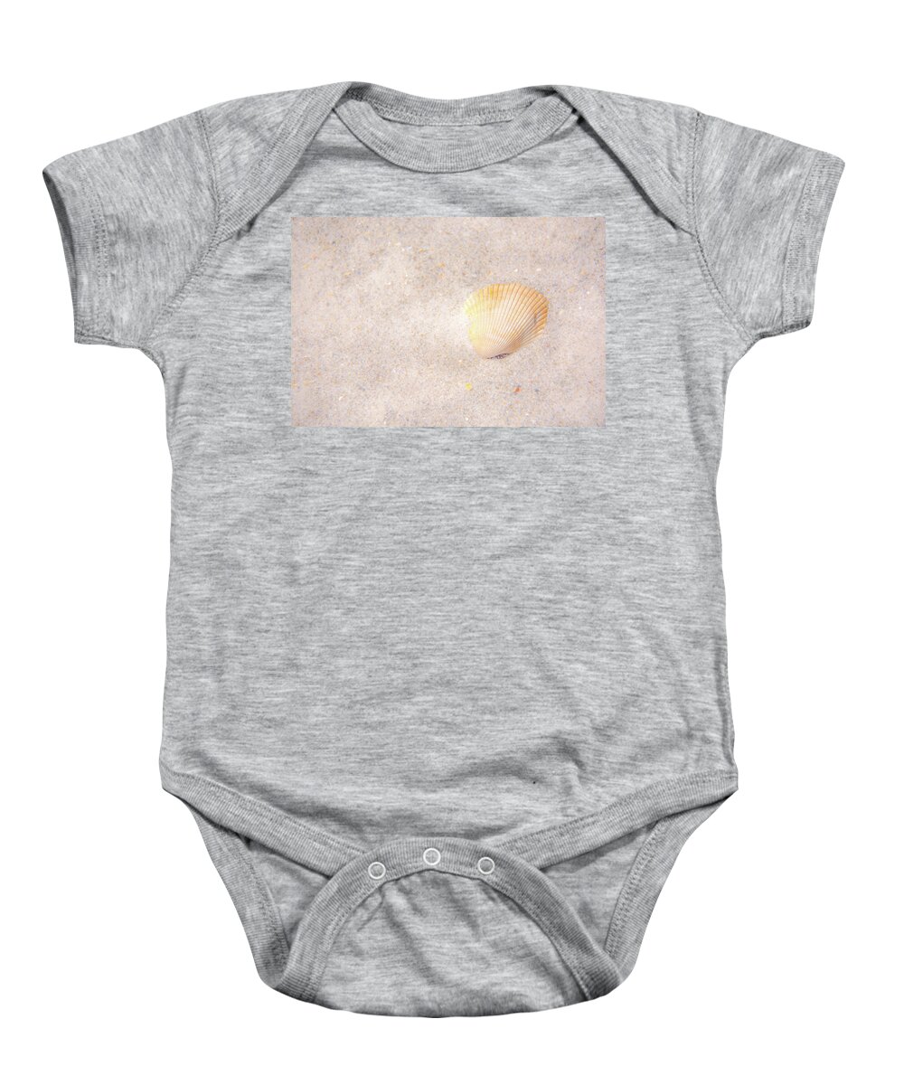 Shell Baby Onesie featuring the photograph Seashell by Pamela Williams