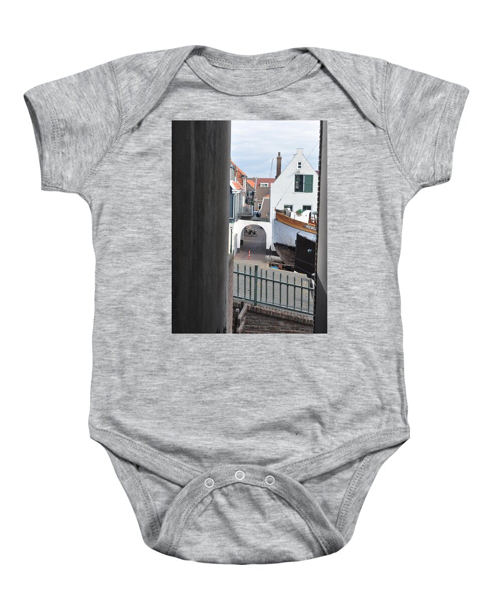 Shipyard Baby Onesie featuring the photograph See through by Eduard Meinema