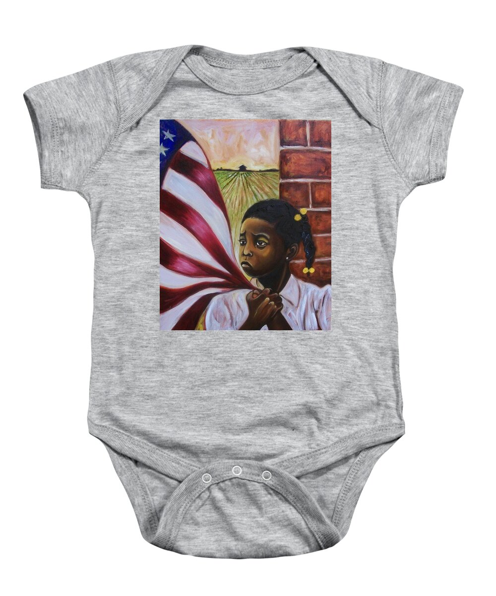 Emery Franklin Art Baby Onesie featuring the painting See Yourself by Emery Franklin