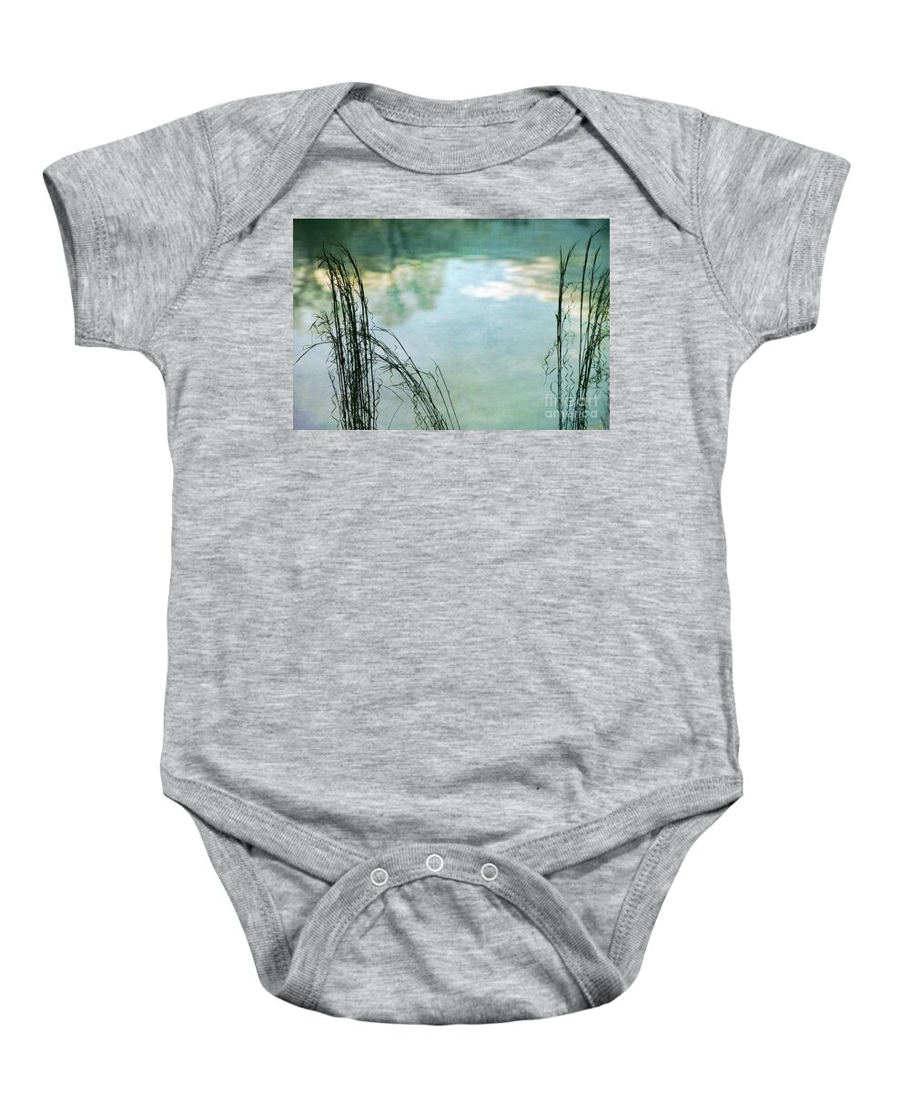 Lagoon Baby Onesie featuring the photograph Serenity by Doug Sturgess