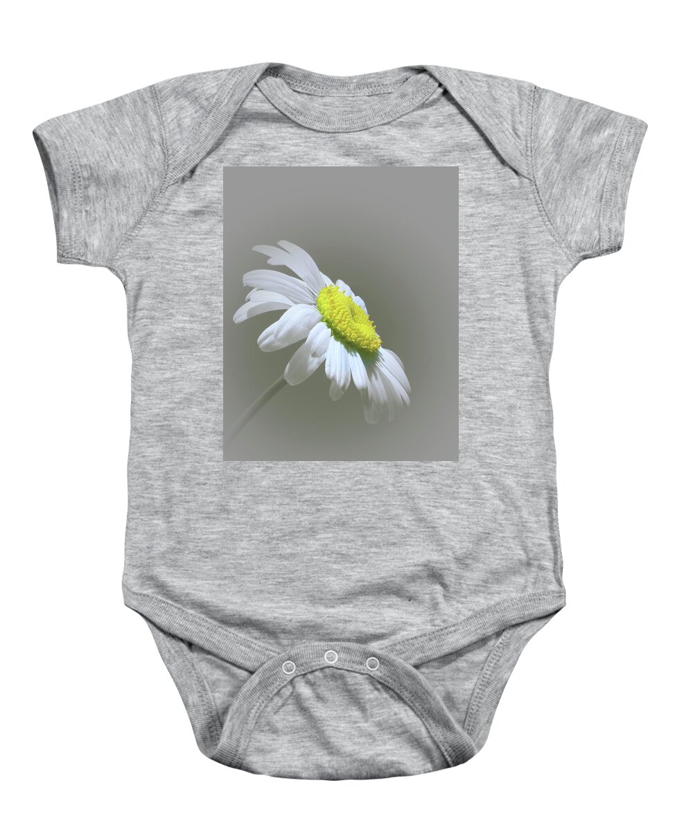Daisy Baby Onesie featuring the photograph She Loves Me by David Dehner