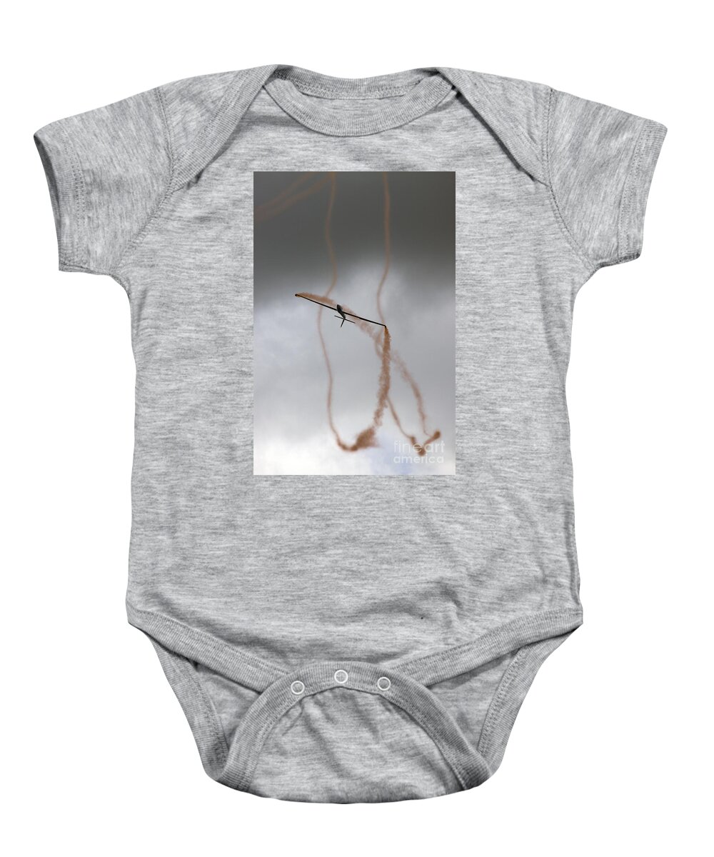 Swift Aerobatic Display Team Baby Onesie featuring the photograph Silent Flight by Ang El
