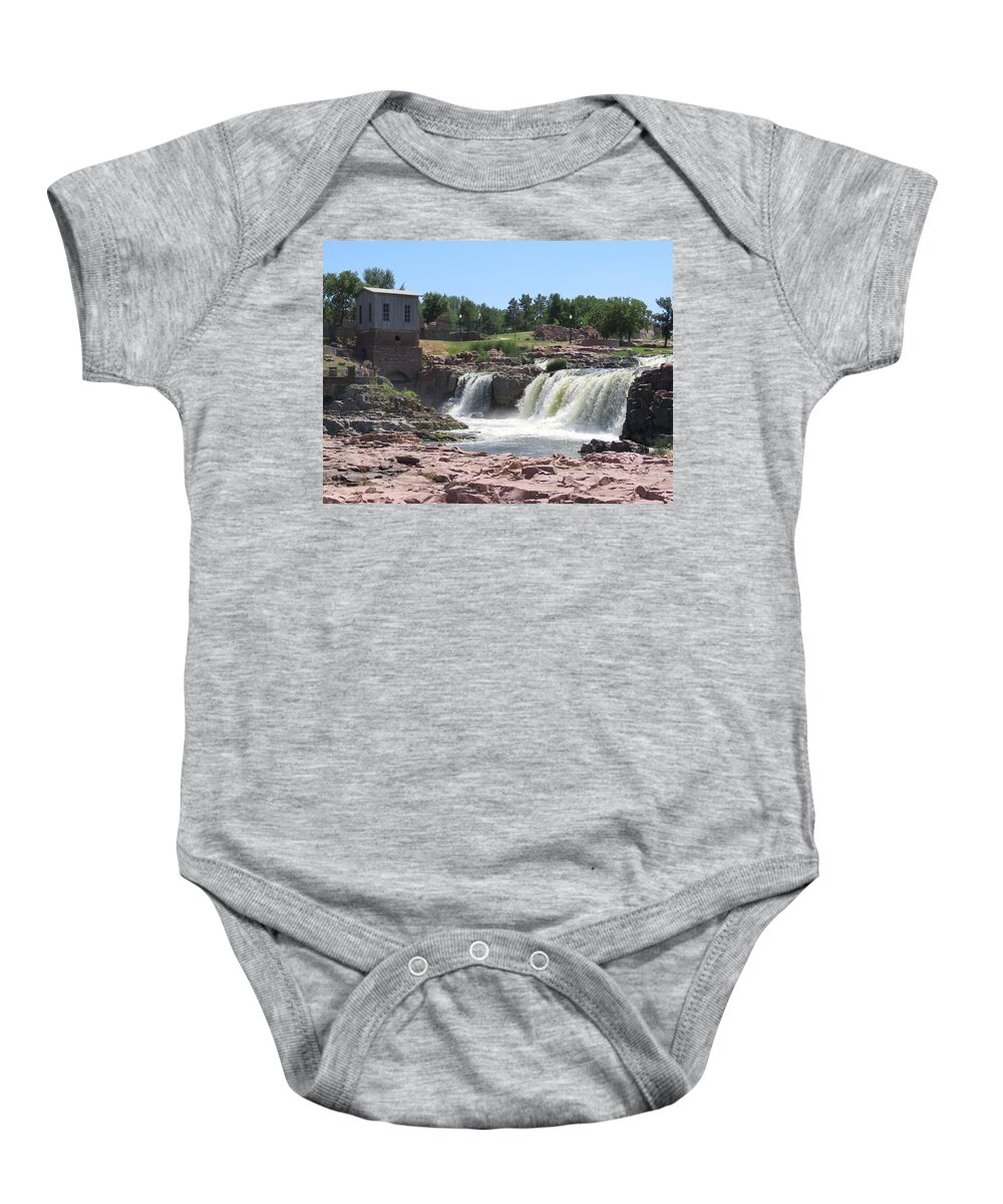 Sioux Falls Baby Onesie featuring the photograph Sioux Falls by Keith Stokes