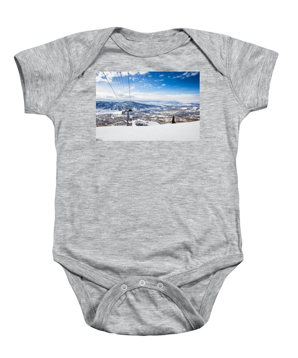 Mountains Baby Onesie featuring the photograph Sleeping Giant by Sean Allen