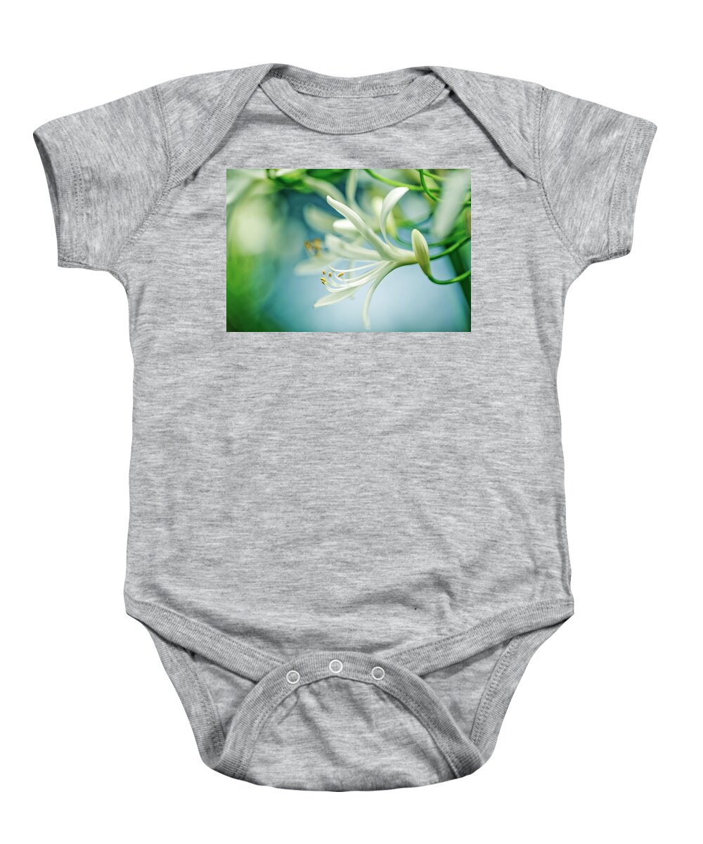Soft Baby Onesie featuring the photograph Soft White by Nailia Schwarz
