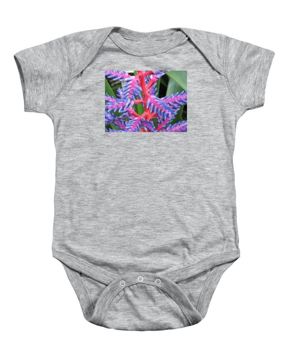 Flower Baby Onesie featuring the photograph Something Wild by Laura Henry