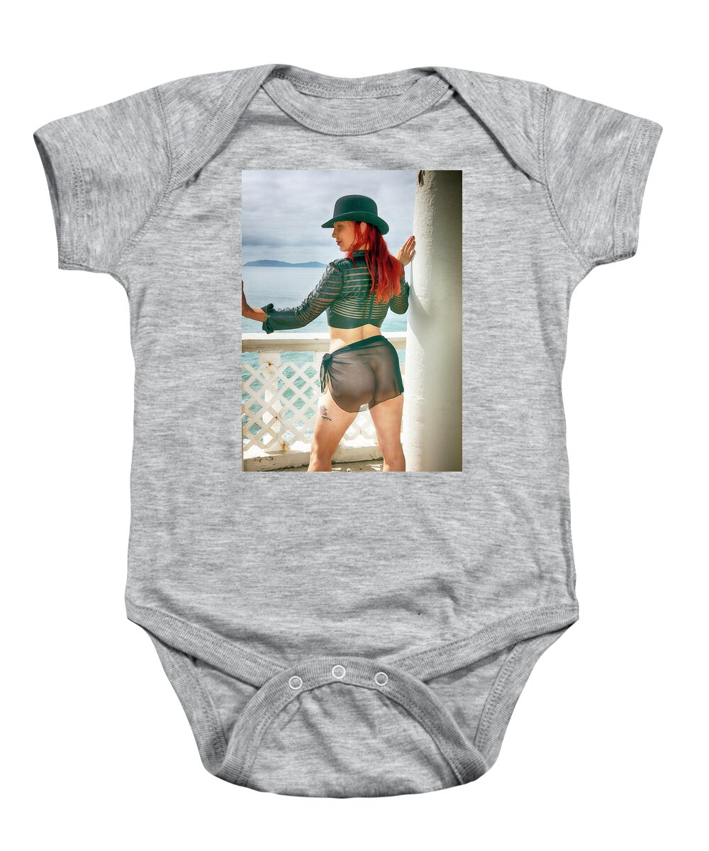 Pacific Baby Onesie featuring the photograph Somewhere in the Pacific by Hugh Smith