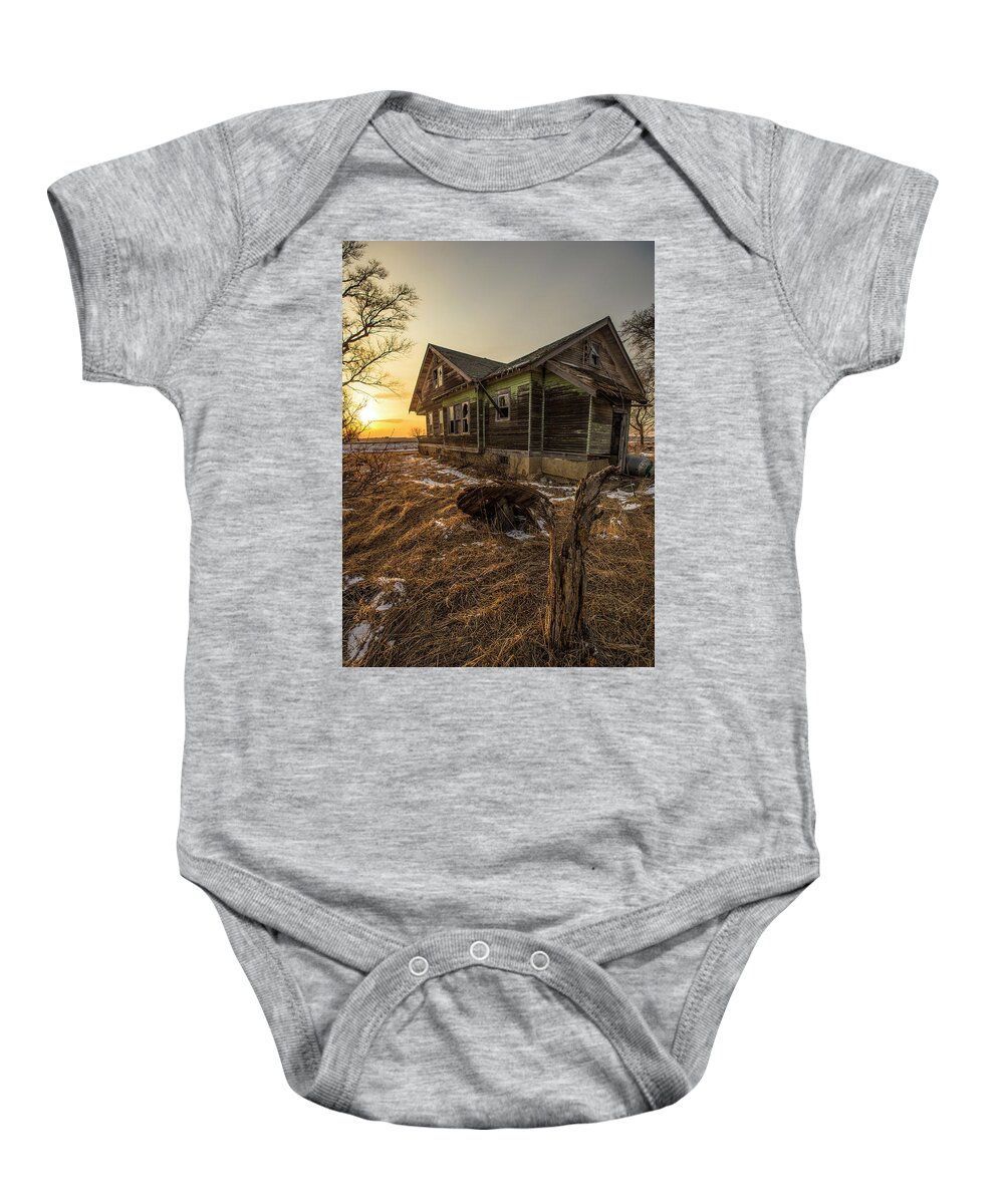 Epiphany Baby Onesie featuring the photograph South of Epiphany by Aaron J Groen