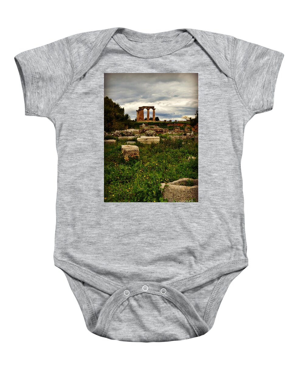Corinth Baby Onesie featuring the photograph Springtime in Corinth by Eric Liller