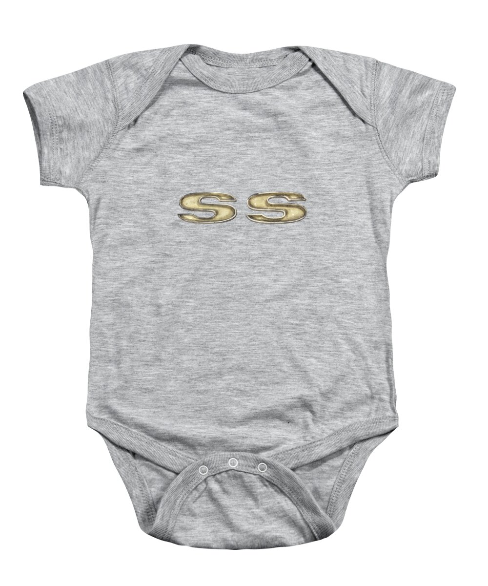 Antique Toy Baby Onesie featuring the photograph Super Sport Emblem by YoPedro