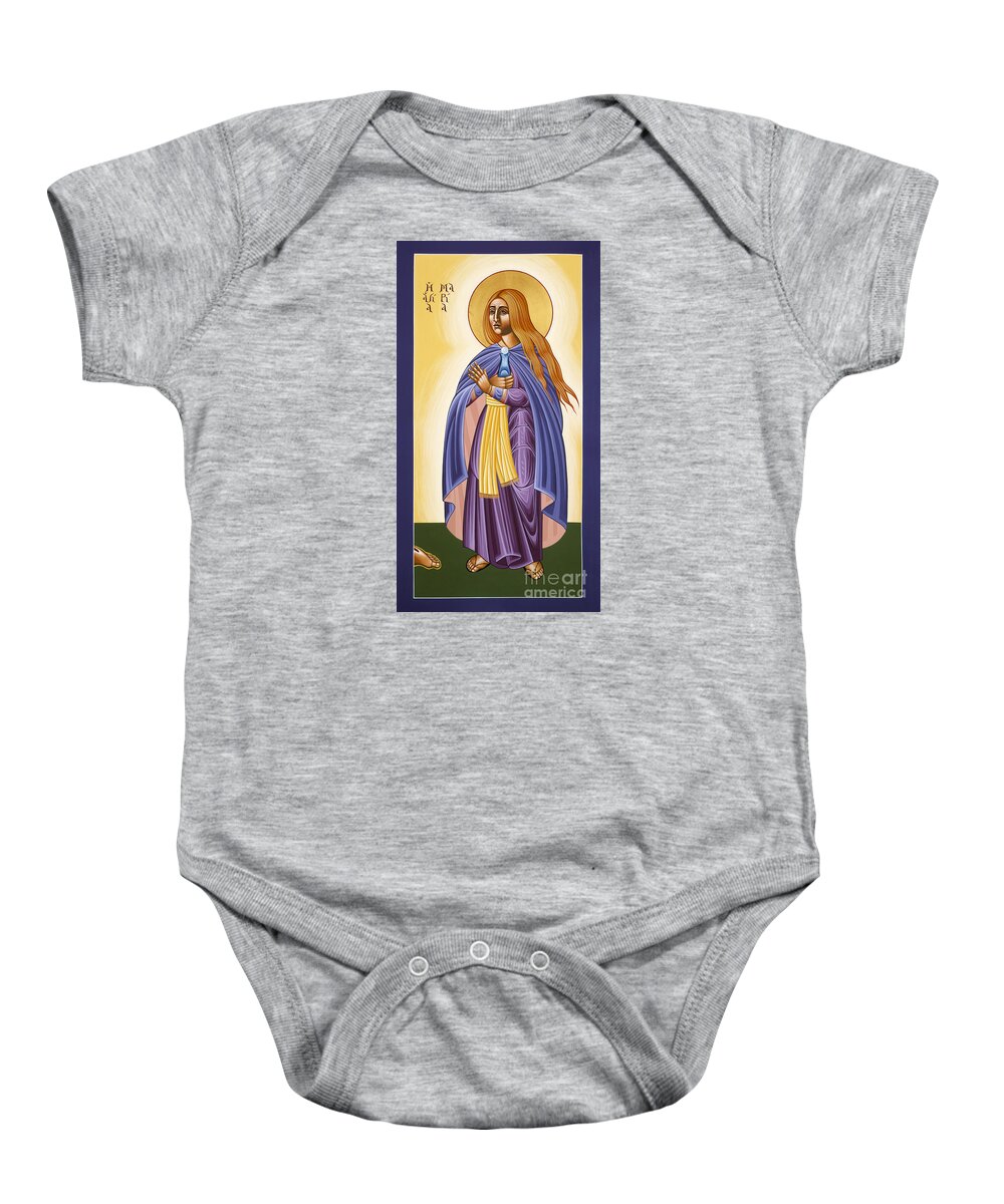 St Mary Magdalen Equal To The Apostles Baby Onesie featuring the painting St Mary Magdalen Equal to the Apostles 116 by William Hart McNichols