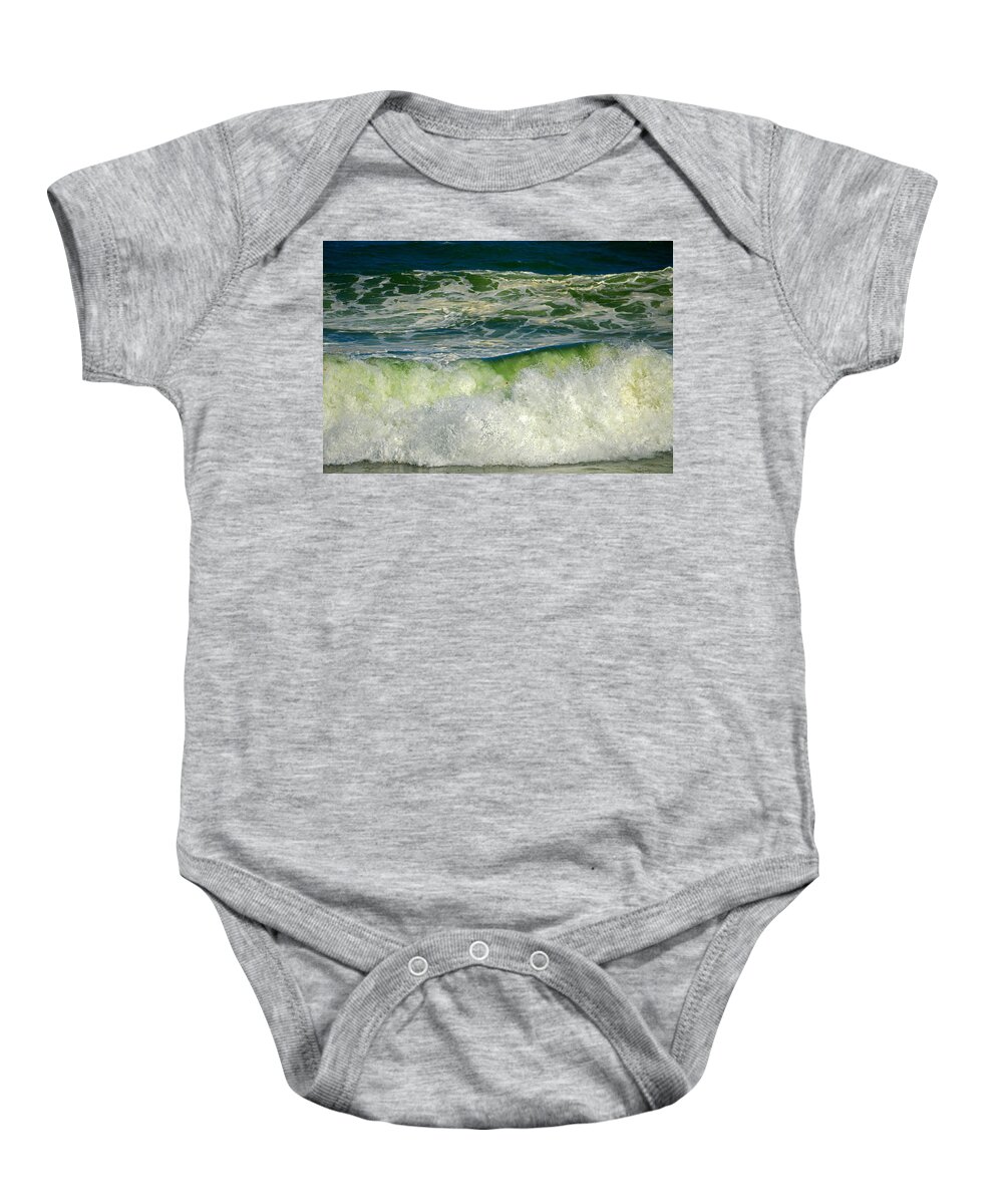 Ocean Baby Onesie featuring the photograph Ocean Storm by Dianne Cowen Cape Cod Photography
