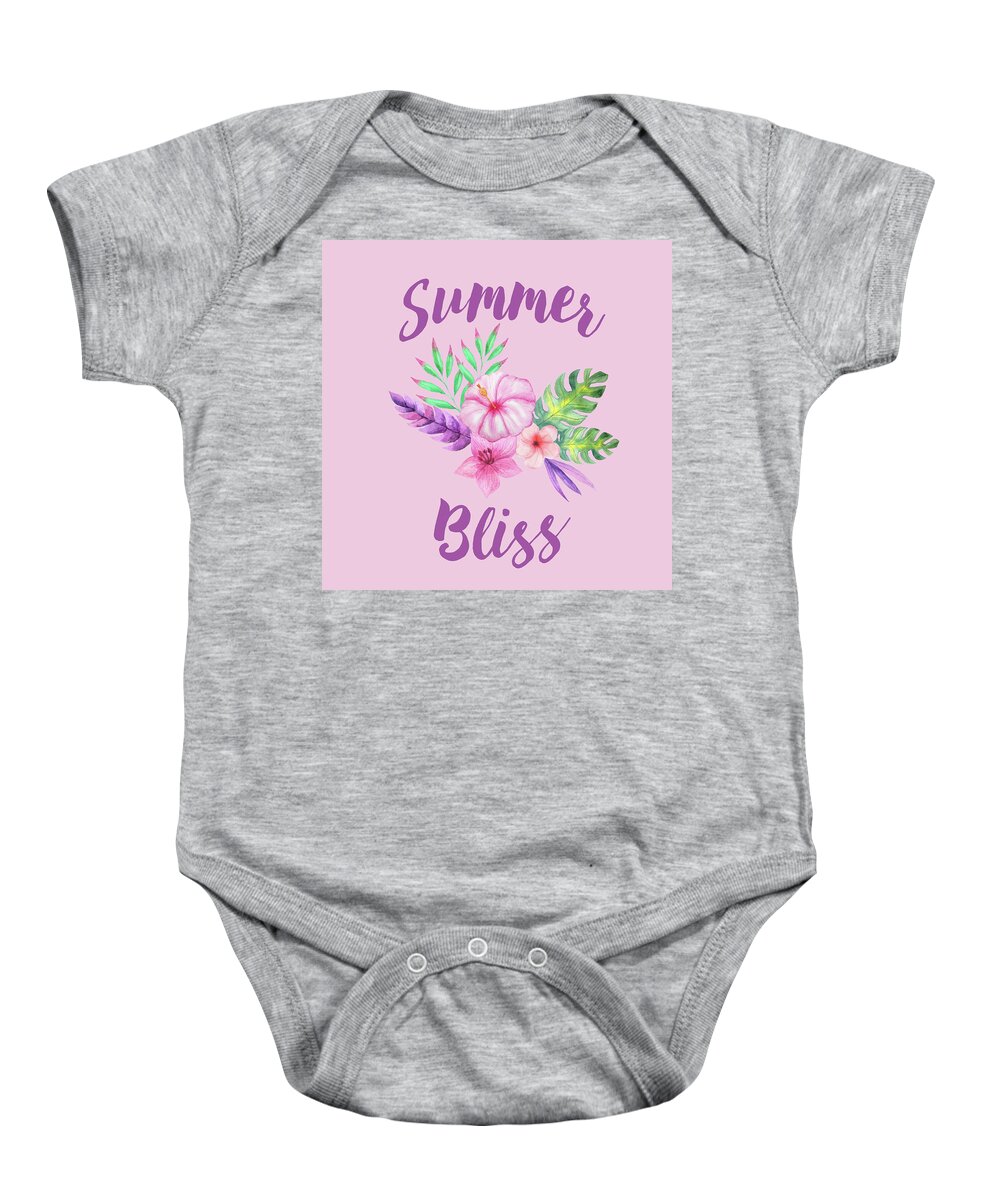 Towel Baby Onesie featuring the photograph Summer Bliss - Square by Thomas Leparskas