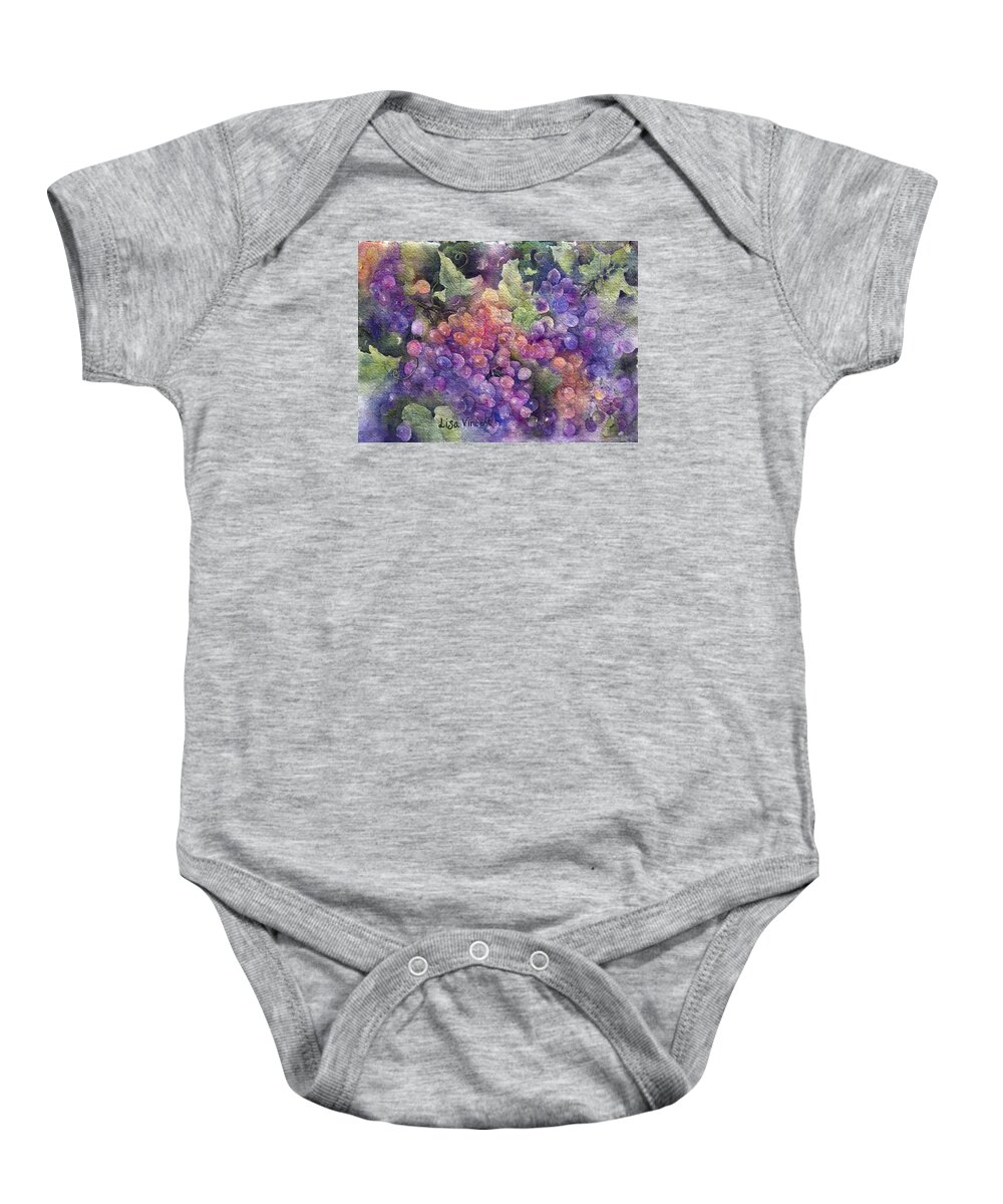 Giclee Baby Onesie featuring the painting Summer Harvest by Lisa Vincent