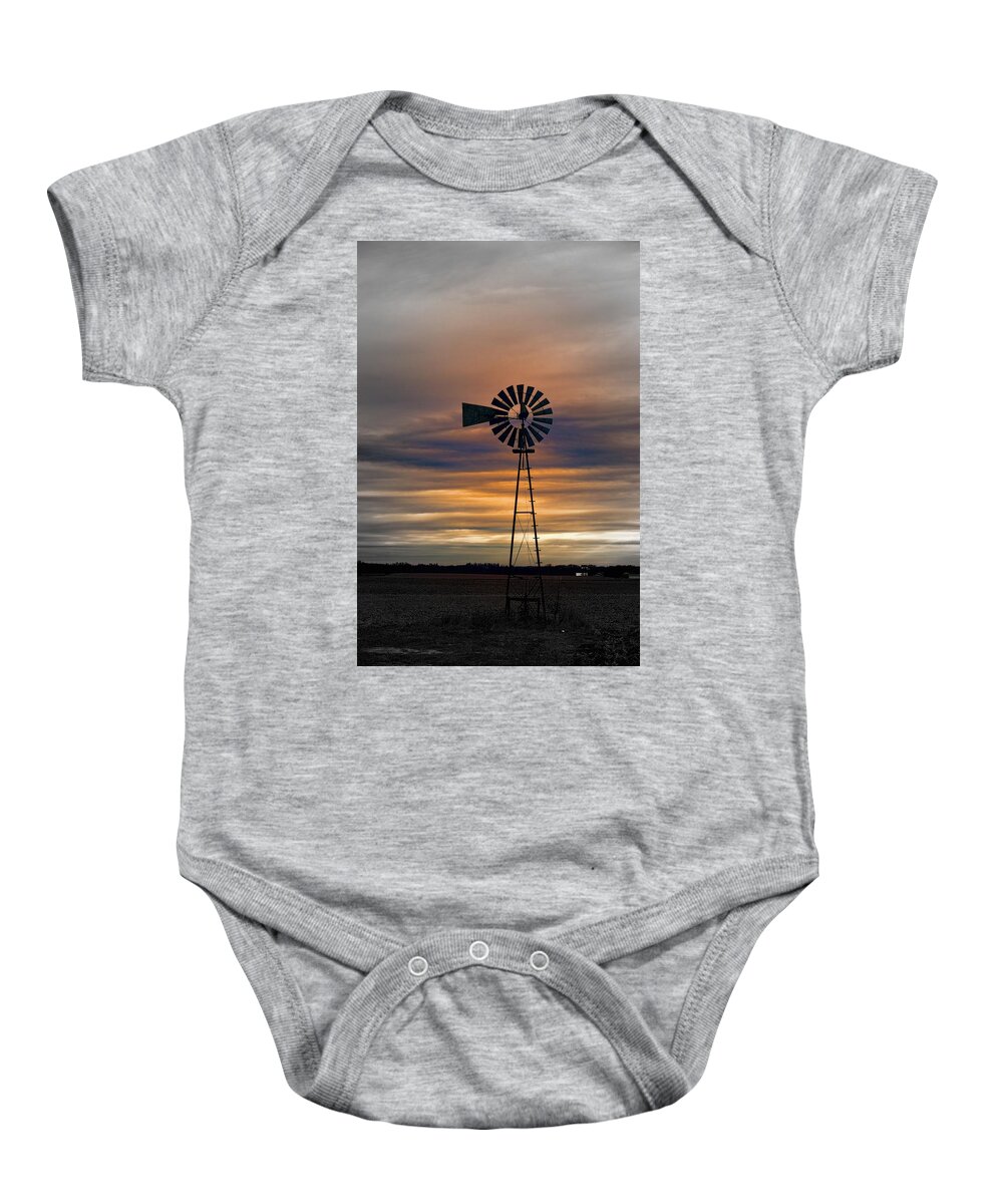 Orange Baby Onesie featuring the photograph Sunrise on Jay 2 by Bonfire Photography