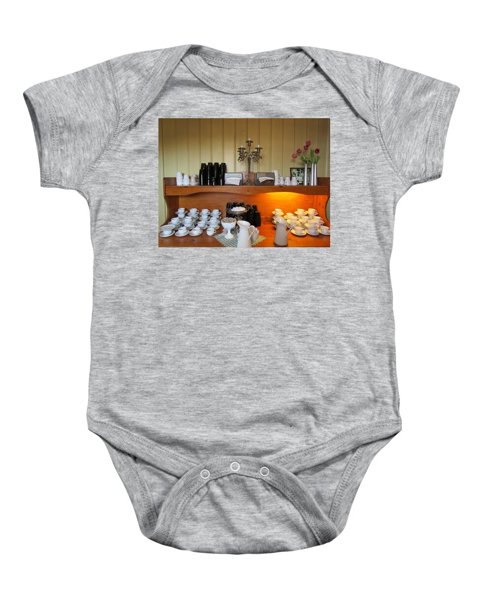  Baby Onesie featuring the photograph Take a Cup or Two by Rosita Larsson