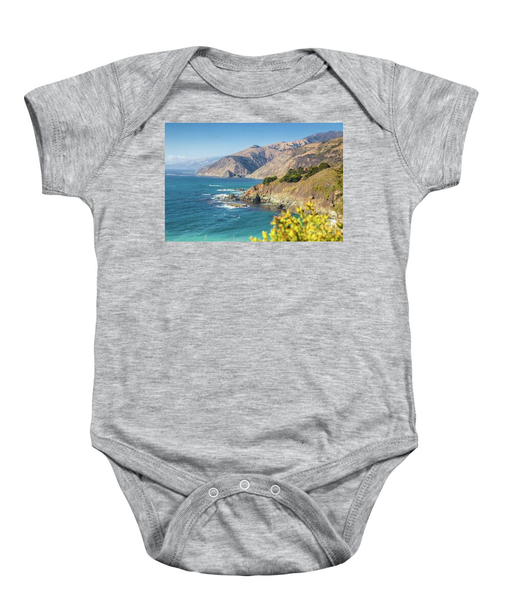 America Baby Onesie featuring the photograph The Beauty of Big Sur by JR Photography
