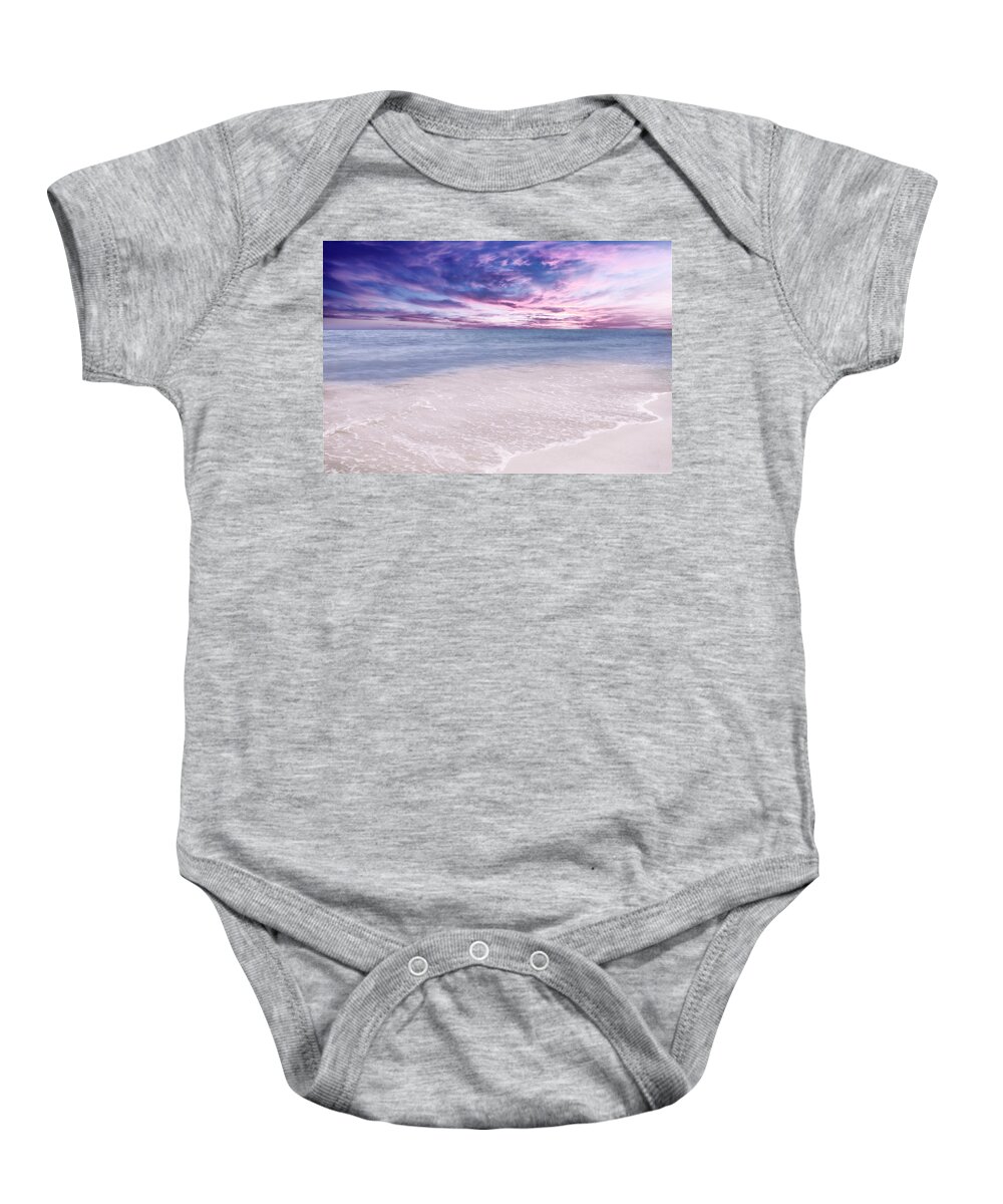 St. Thomas Baby Onesie featuring the photograph The Calm Before The Storm by Gigi Ebert