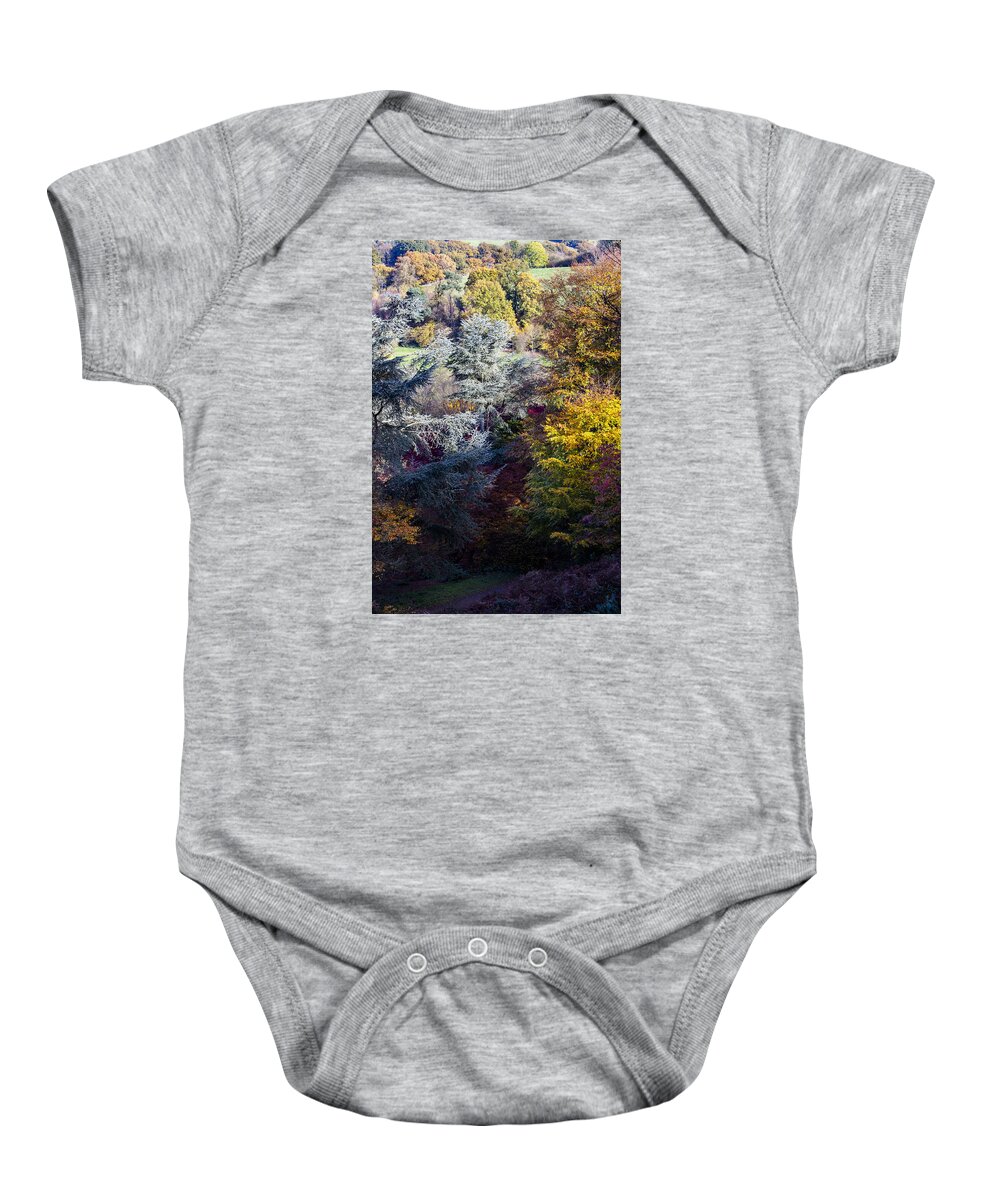 Autumn Baby Onesie featuring the photograph The Colours of Autumn by Andy Myatt