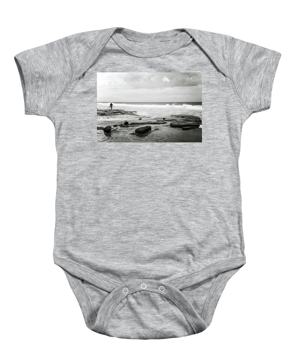 Surfing Baby Onesie featuring the photograph The Cove by Jeffrey Ommen
