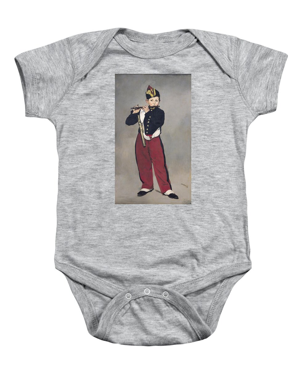 French Baby Onesie featuring the painting The Fifer by Edouard Manet