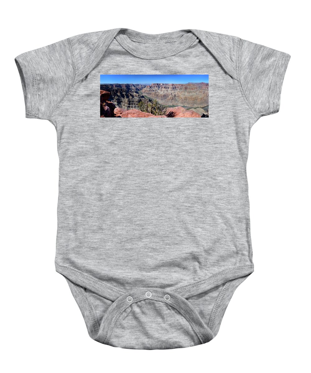 Grand Canyon Baby Onesie featuring the photograph The Grand Canyon Panorama by Andy Myatt