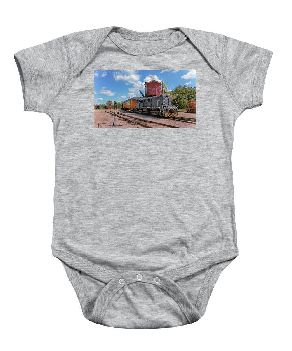 North Freedom Baby Onesie featuring the photograph The Mid Continent 1256 by Susan Rissi Tregoning