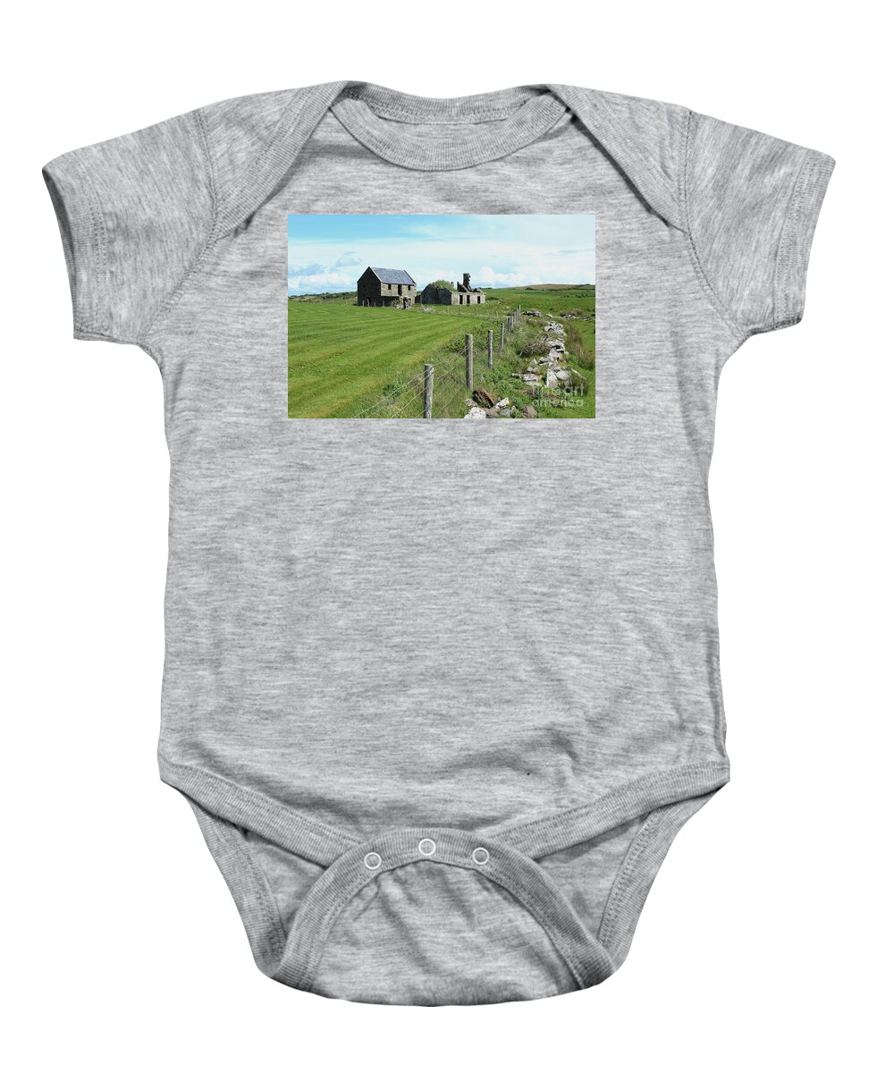 St John's Point Baby Onesie featuring the photograph The Old Homestead St John's Point Donegal Ireland by Eddie Barron