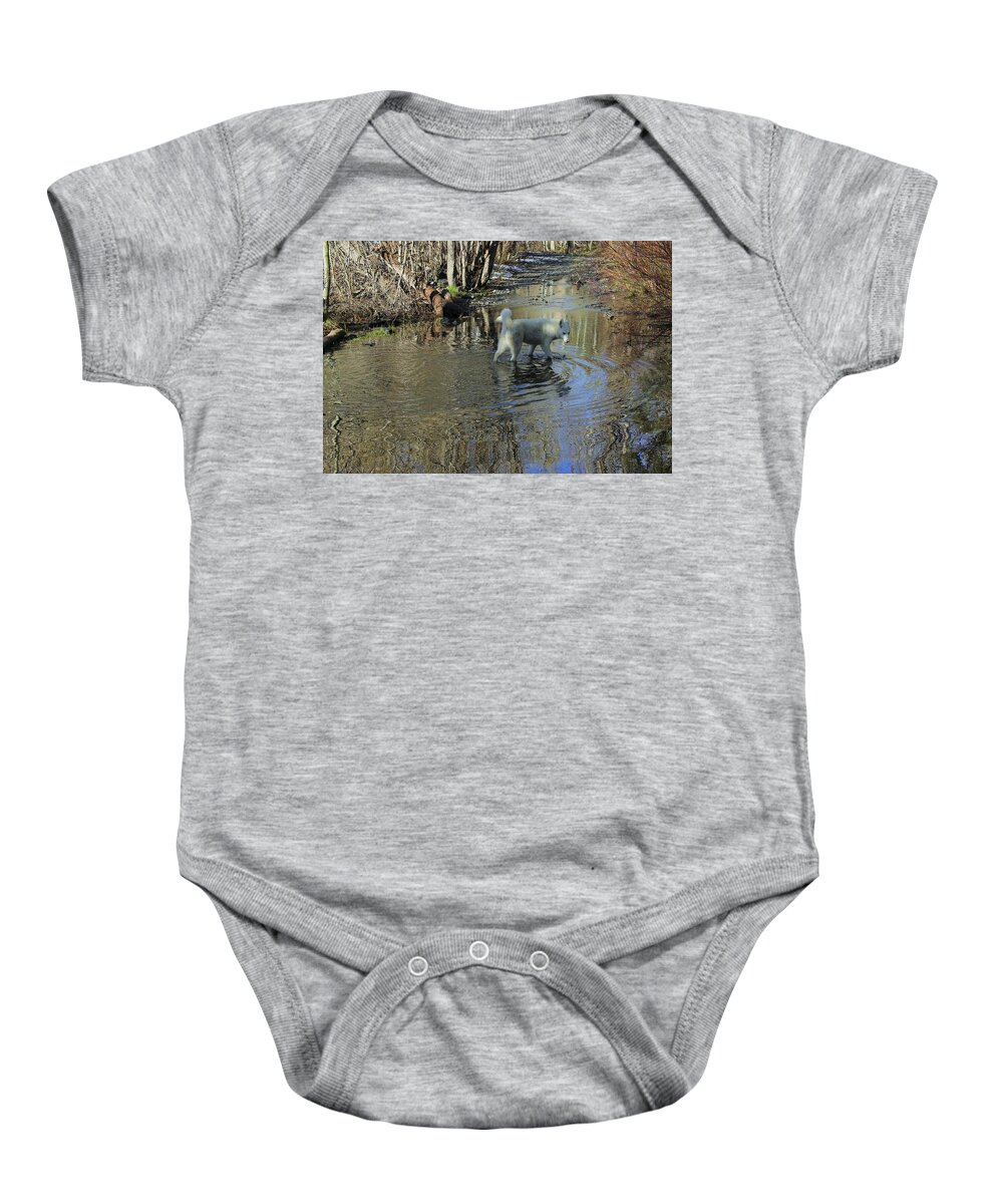 Path Baby Onesie featuring the photograph The Path Of Life by Sean Sarsfield