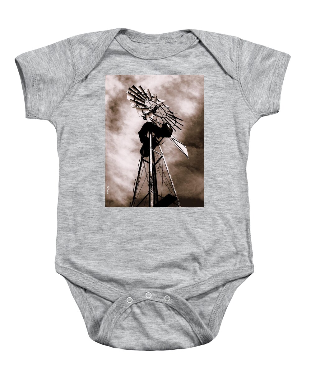 The Provider Baby Onesie featuring the photograph The Provider by Edward Smith